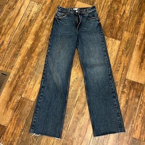 Wide Leg Denim Jeans